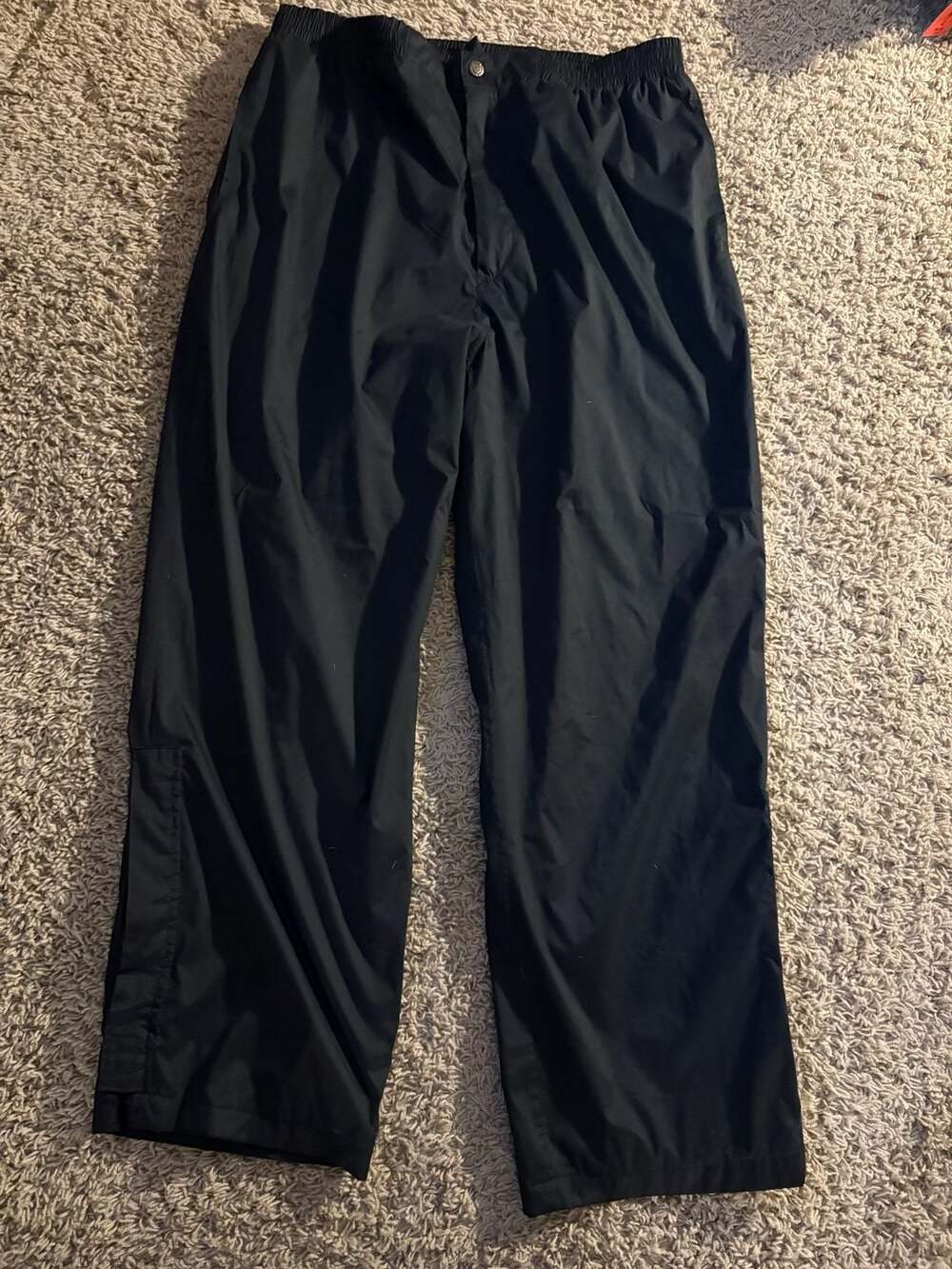 Sunice Rain Pants Size XL Black Waterproof Golf Wind Pants